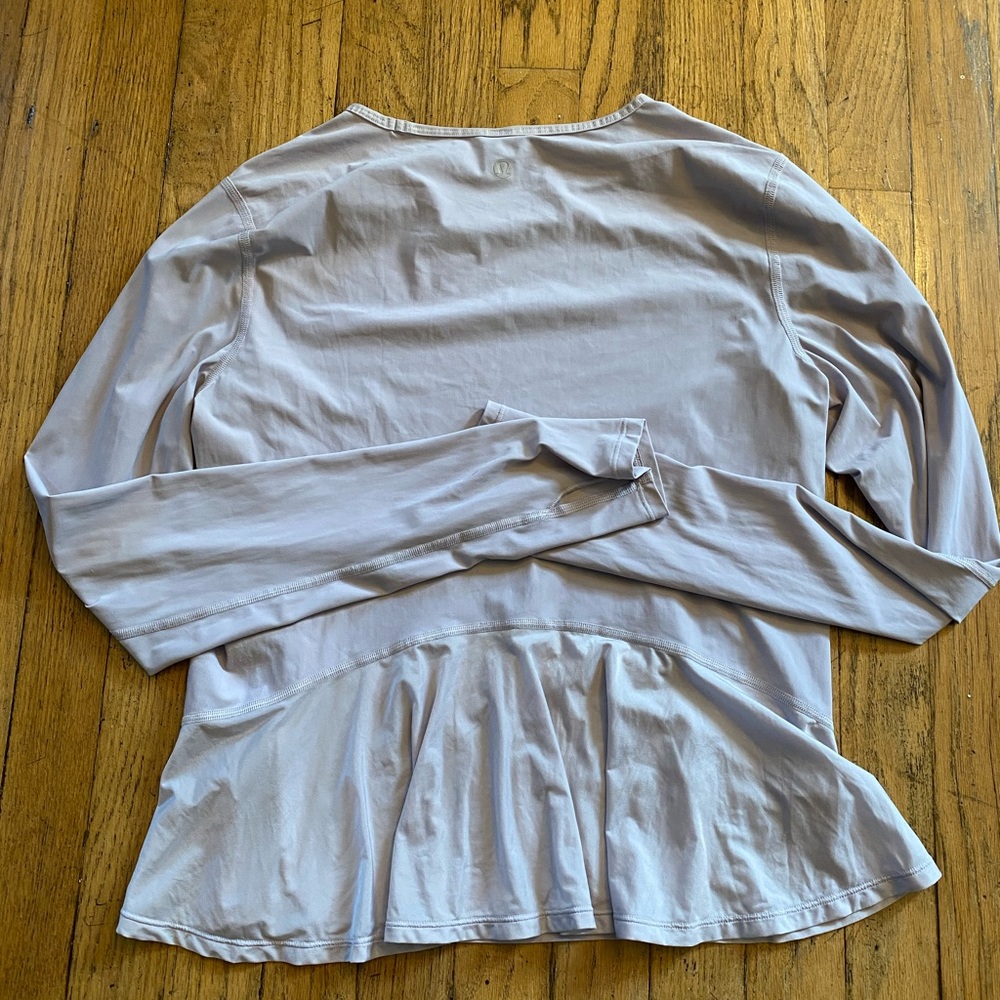 Lululemon LS Ruffle Top - Picture 3 of 3